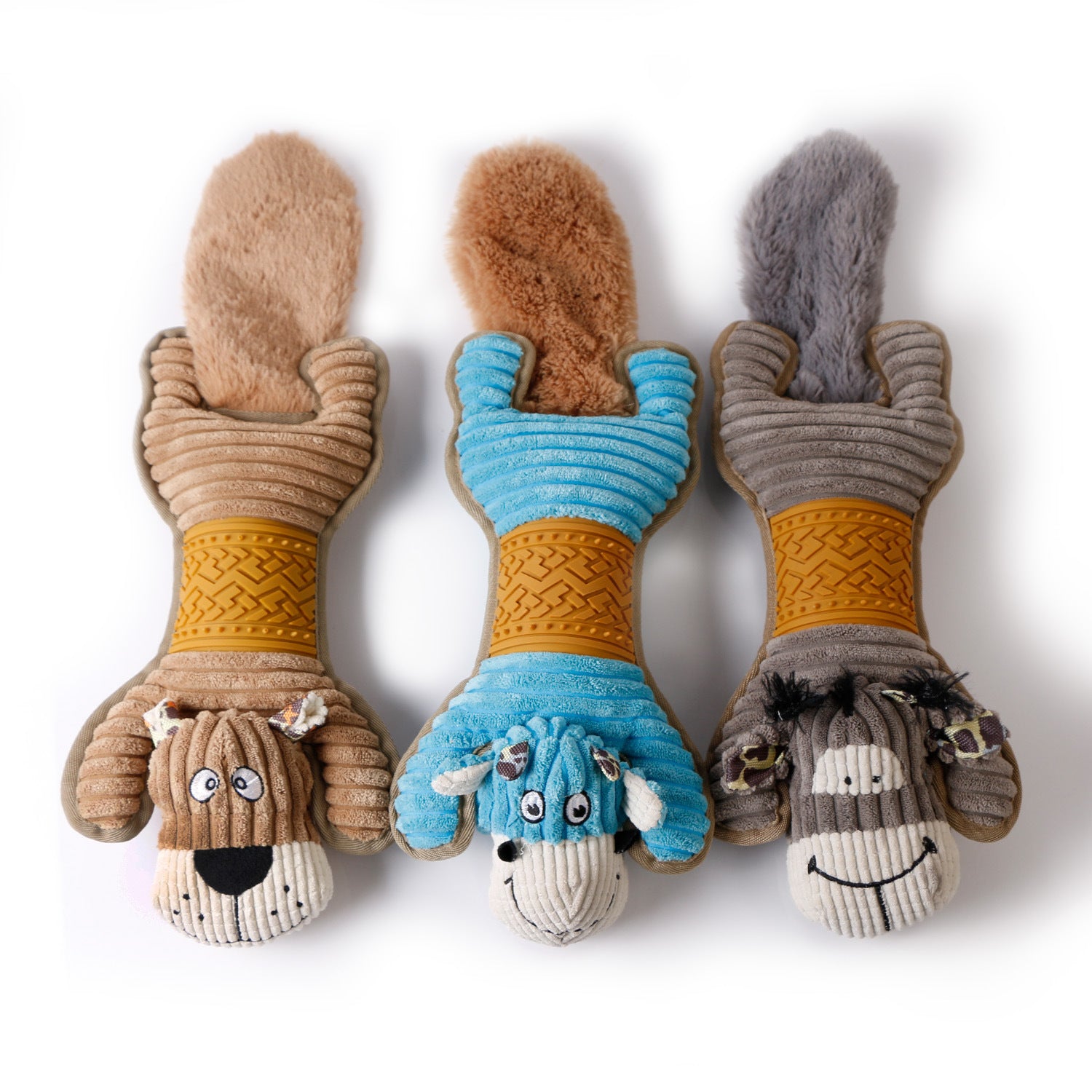 Brinquedo de Peluche Comprido para Cães com Som