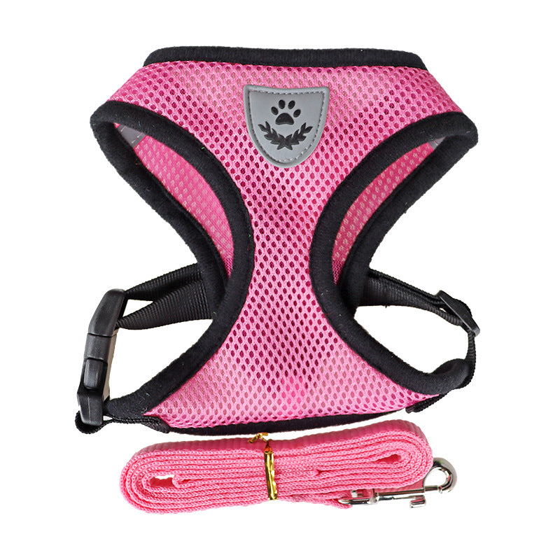 Rope Harness for Dogs with Collar and Leash