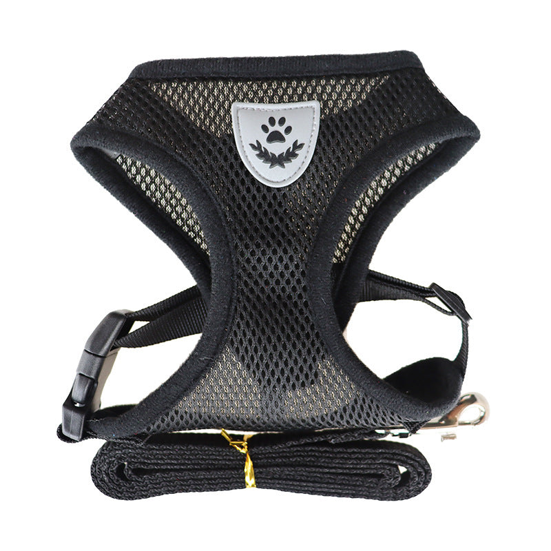 Rope Harness for Dogs with Collar and Leash