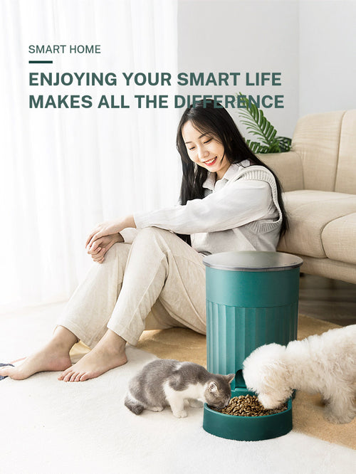 Alimentador Automático Inteligente com Timer para Cães e Gatos