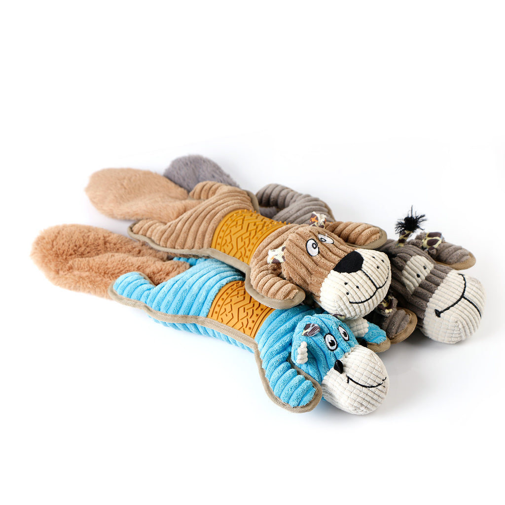 Brinquedo de Peluche Comprido para Cães com Som
