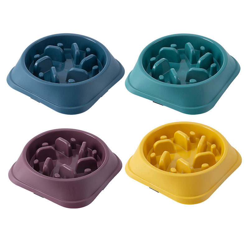 Comedouro Lento Anti-Engasgamento para Cães e Gatos Pequenos